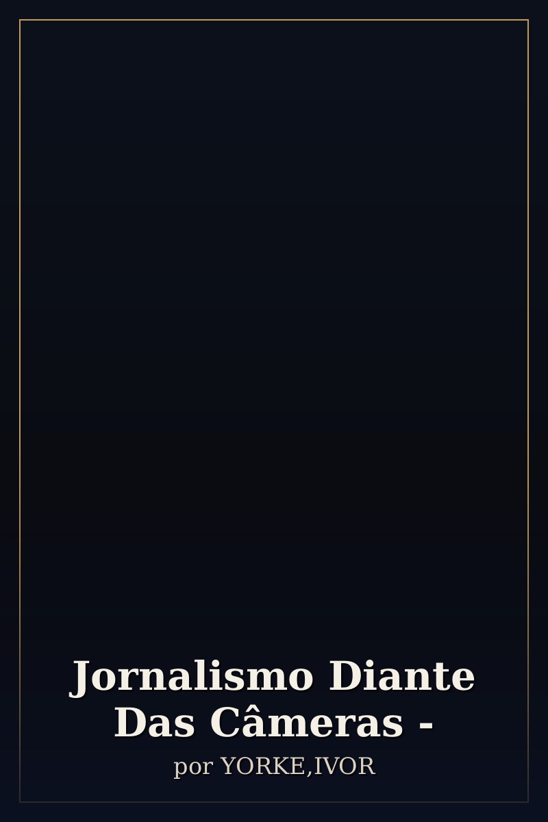 Capa de Jornalismo Diante Das Câmeras -