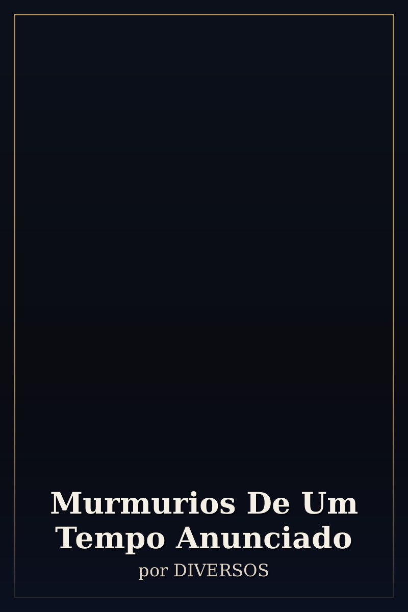 Capa de Murmurios De Um Tempo Anunciado