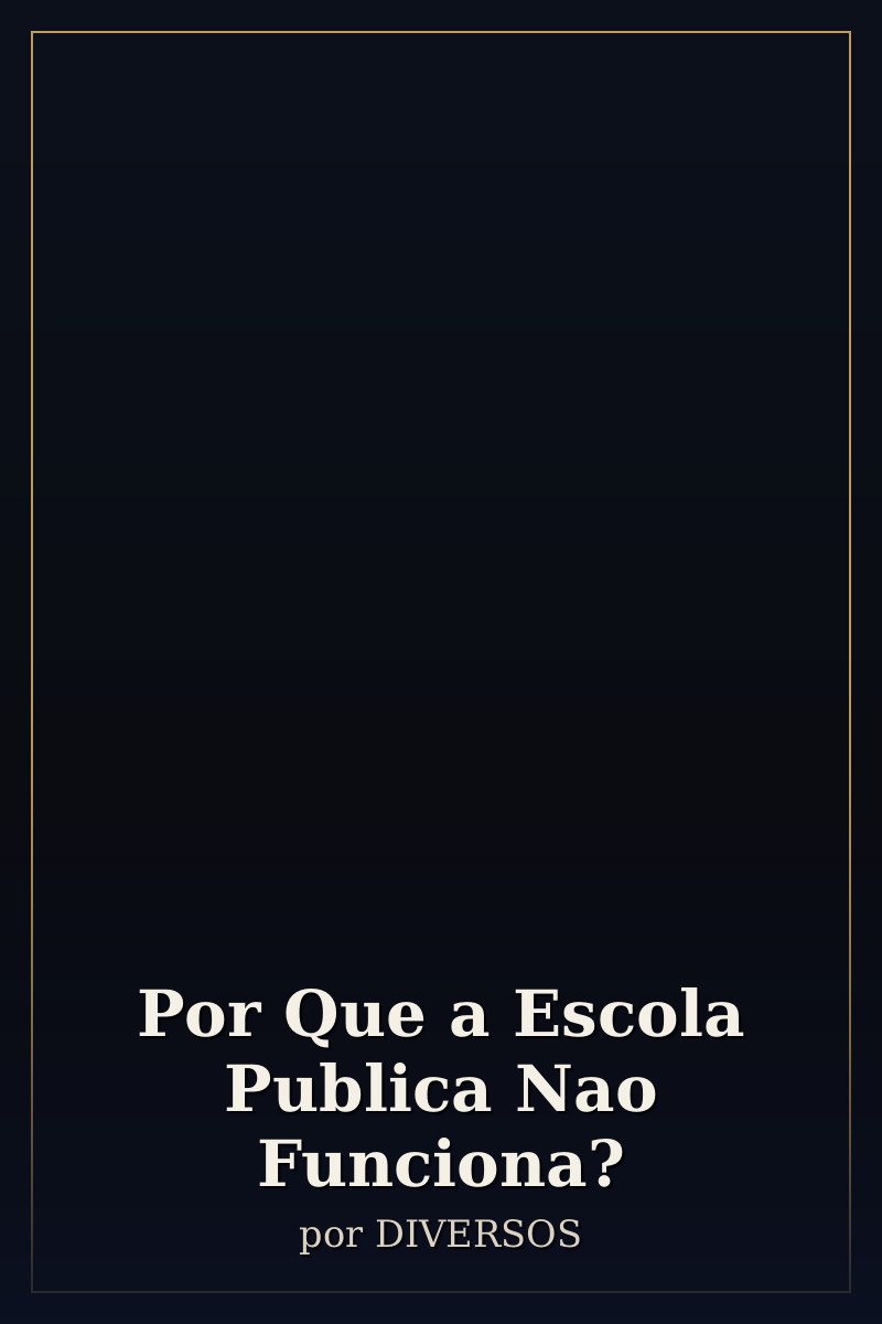 Capa de Por Que a Escola Publica Nao Funciona?
