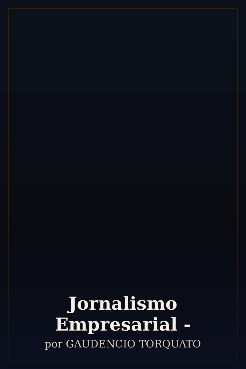 Capa de Jornalismo Empresarial -