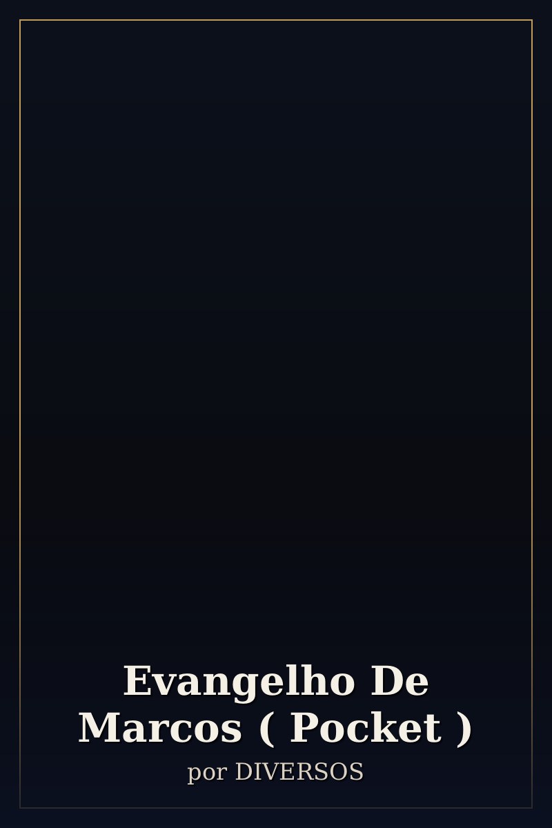 Capa de Evangelho De Marcos ( Pocket )