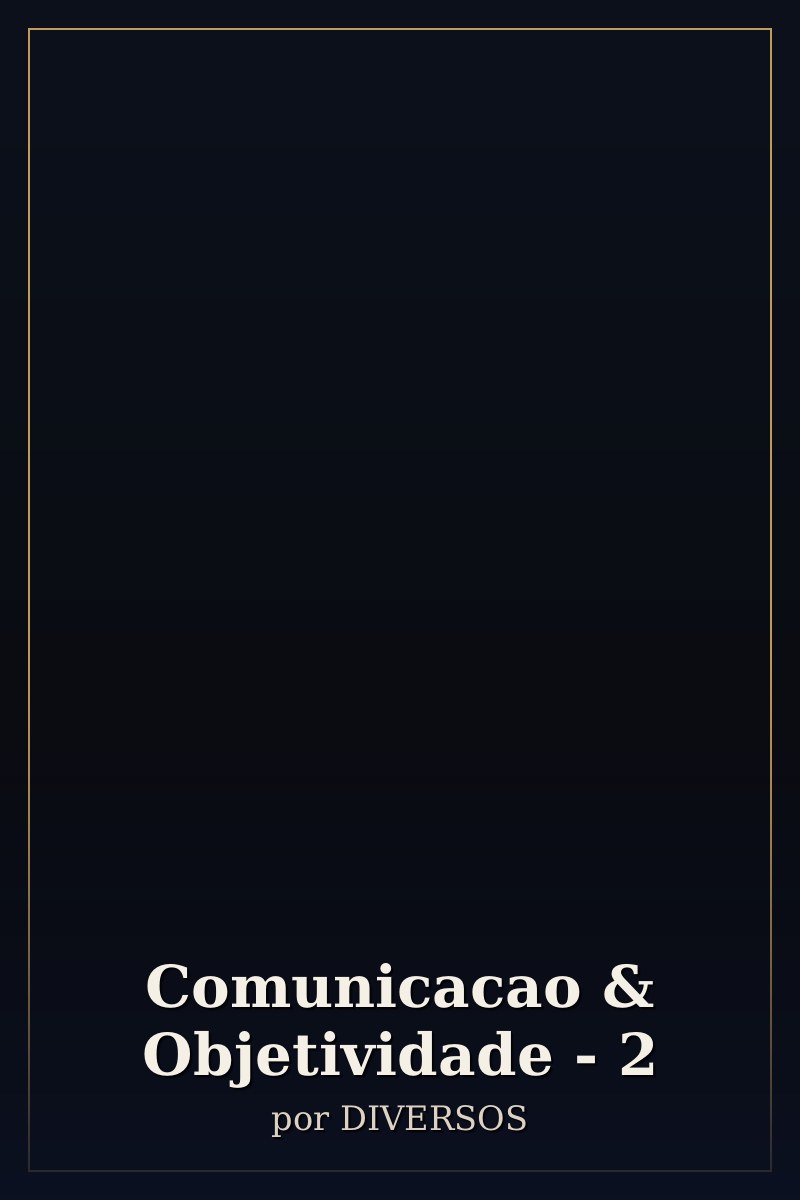 Capa de Comunicacao & Objetividade - 2