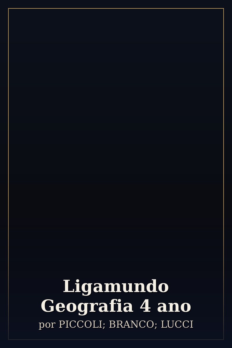Capa de Ligamundo Geografia 4 ano