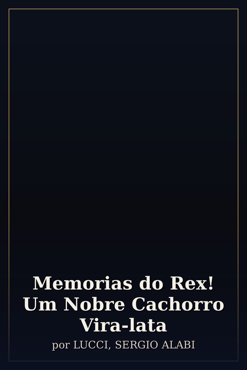 Capa de Memorias do Rex! Um Nobre Cachorro Vira-lata