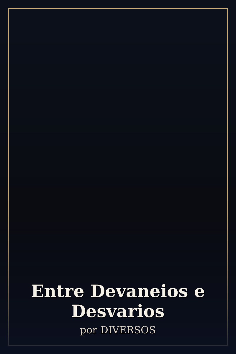 Capa de Entre Devaneios e Desvarios