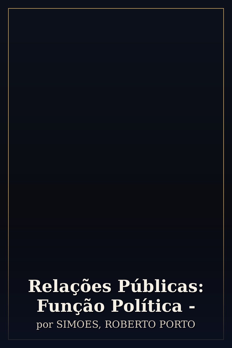 Capa de Relações Públicas: Função Política -
