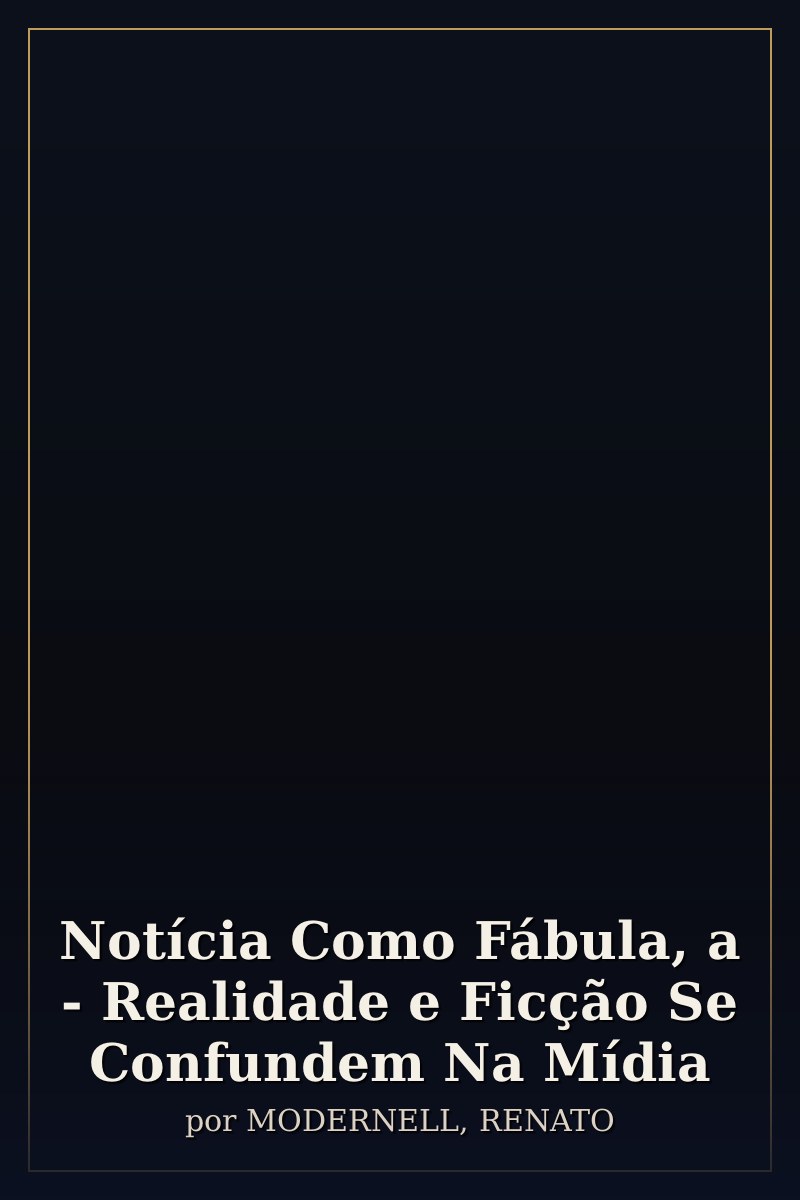 Capa de Notícia Como Fábula, a - Realidade e Ficção Se Confundem Na Mídia