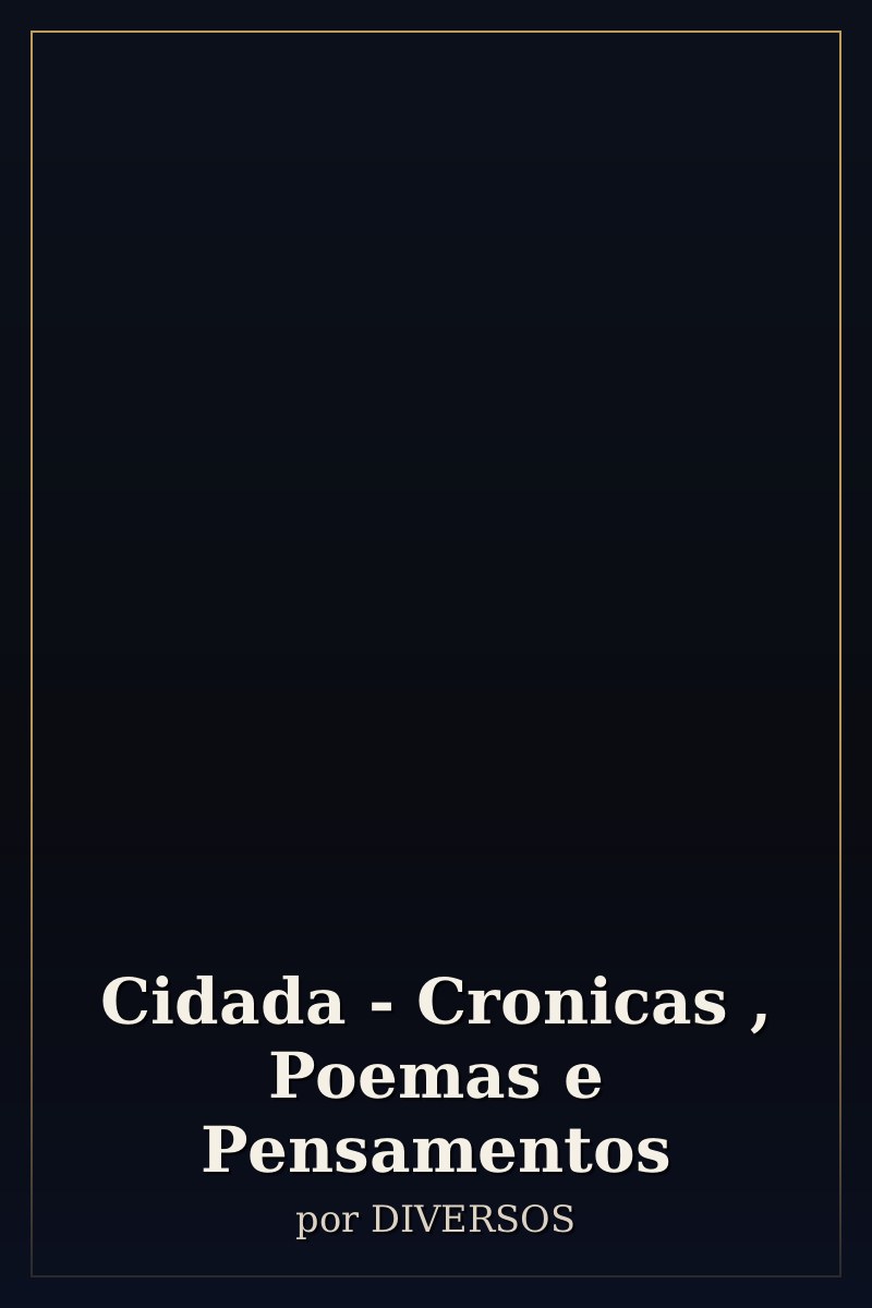 Capa de Cidada - Cronicas , Poemas e Pensamentos