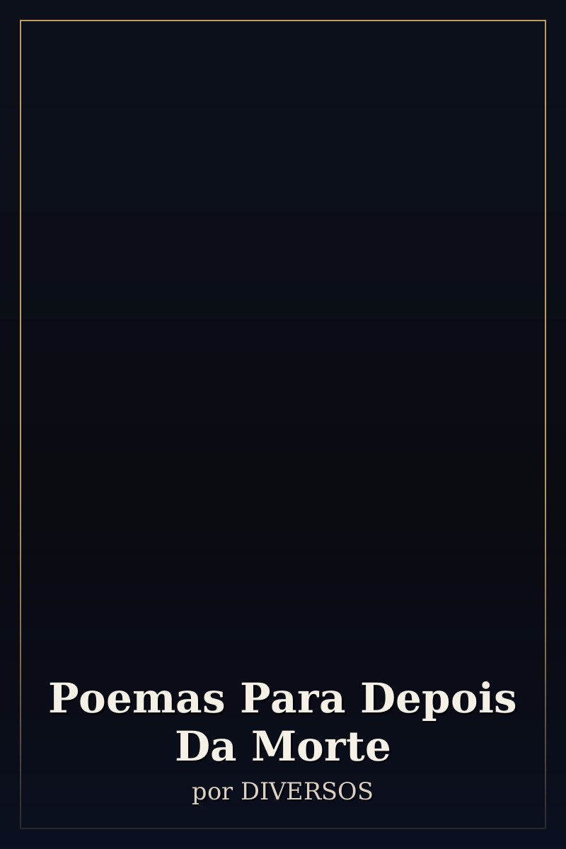 Capa de Poemas Para Depois Da Morte