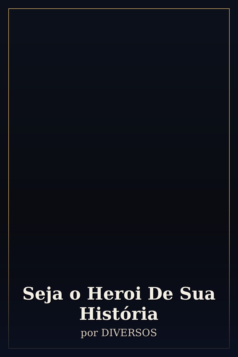Capa de Seja o Heroi De Sua História