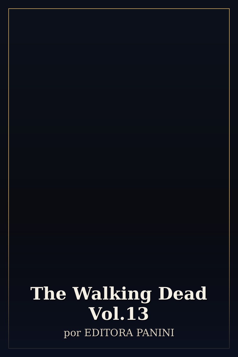 Capa de The Walking Dead Vol.13