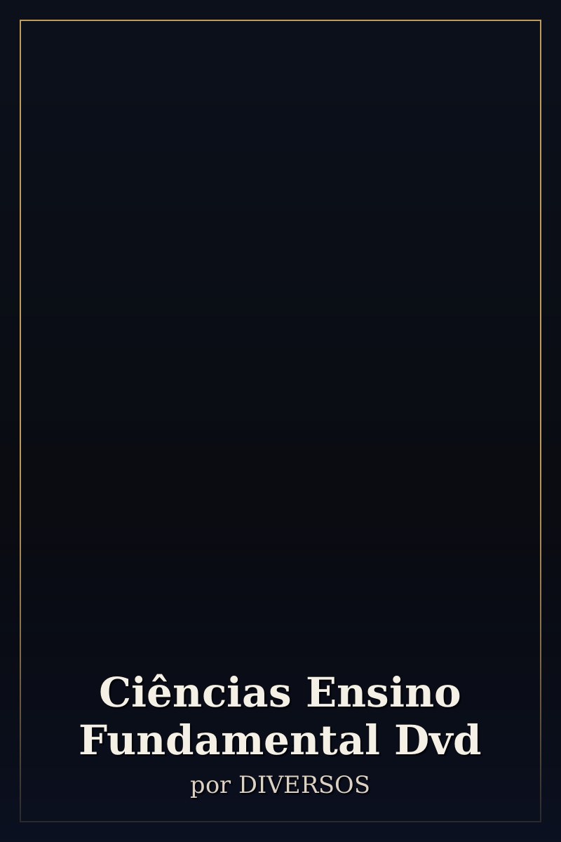 Capa de Ciências Ensino Fundamental Dvd