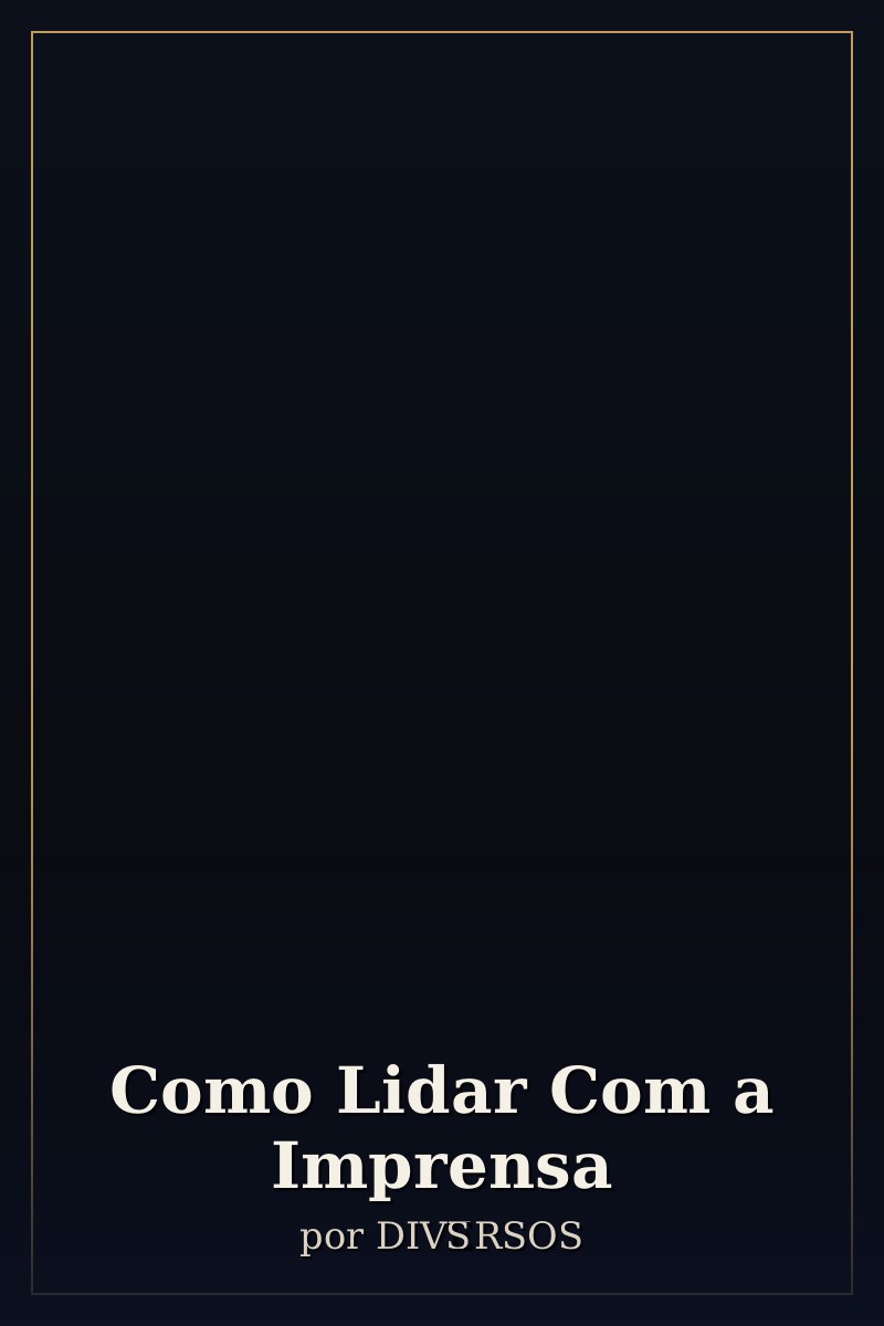 Capa de Como Lidar Com a Imprensa