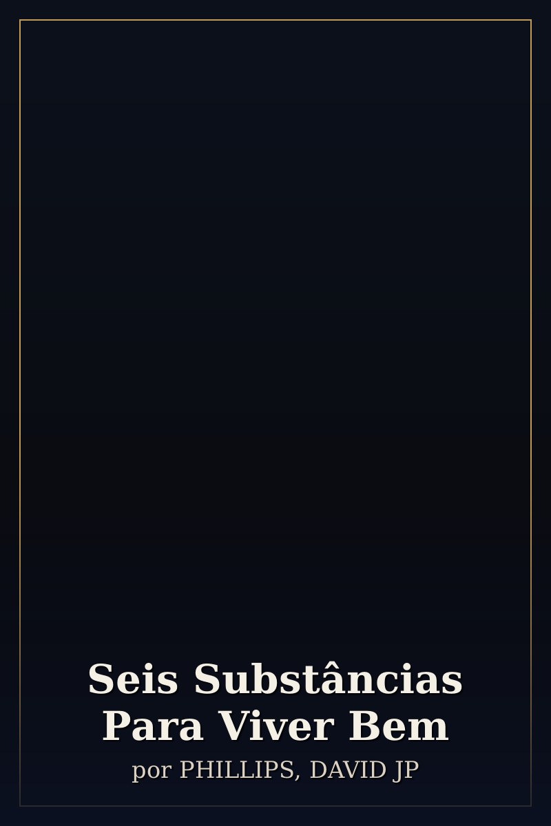 Capa de Seis Substâncias Para Viver Bem