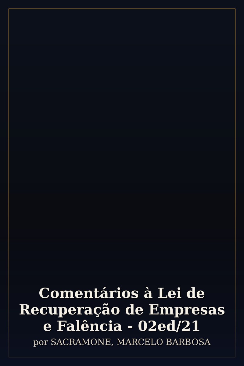 Capa de Comentários à Lei de Recuperação de Empresas e Falência - 02ed/21