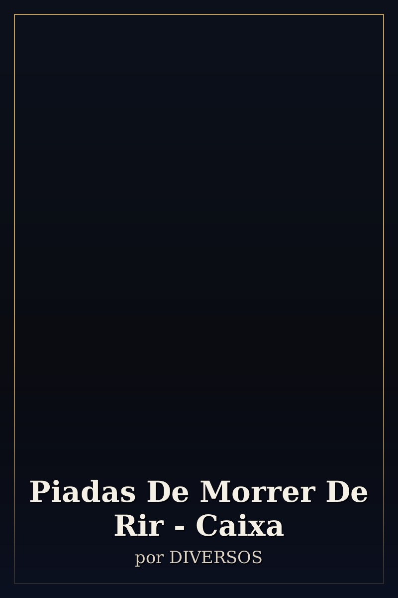 Capa de Piadas De Morrer De Rir - Caixa