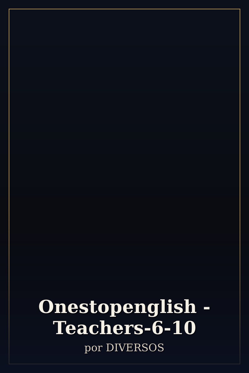 Capa de Onestopenglish - Teachers-6-10