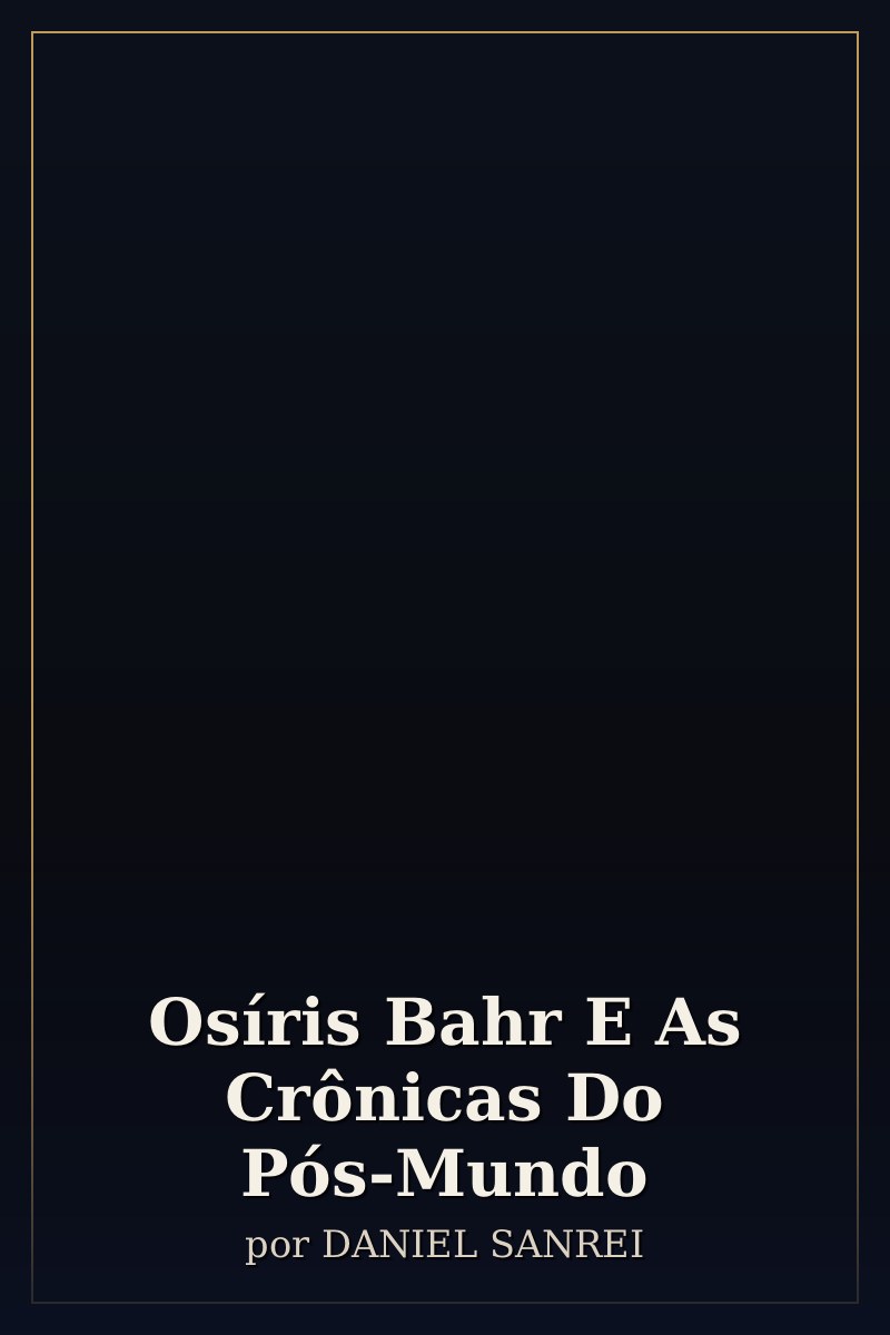 Capa de Osíris Bahr E As Crônicas Do Pós-Mundo