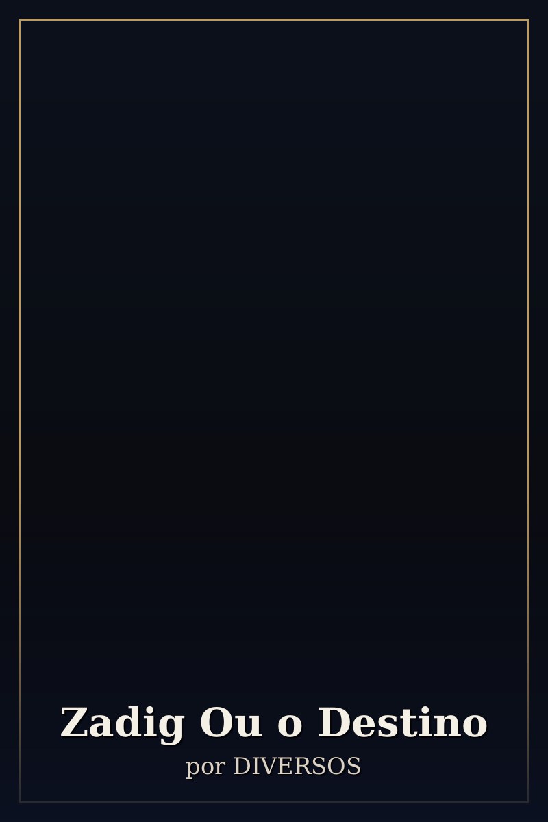 Capa de Zadig Ou o Destino