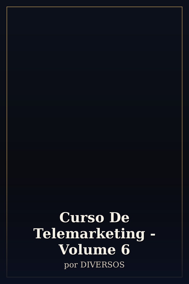 Capa de Curso De Telemarketing - Volume 6