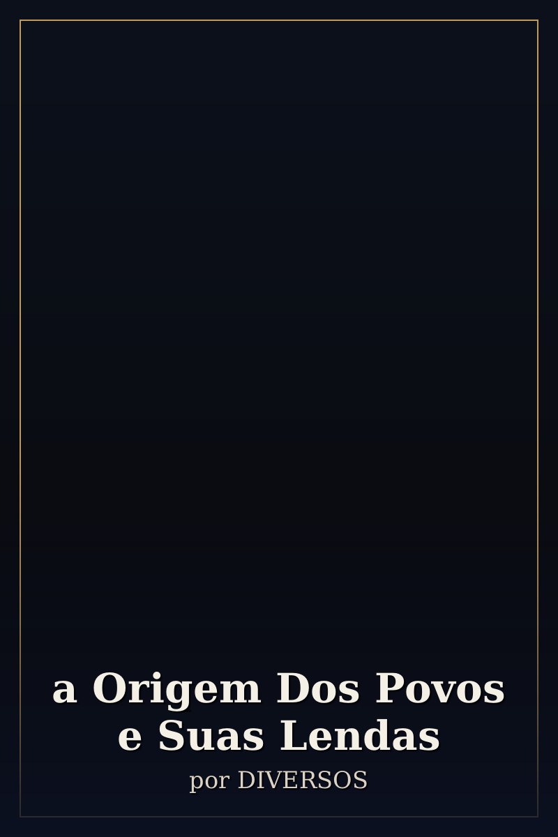Capa de a Origem Dos Povos e Suas Lendas