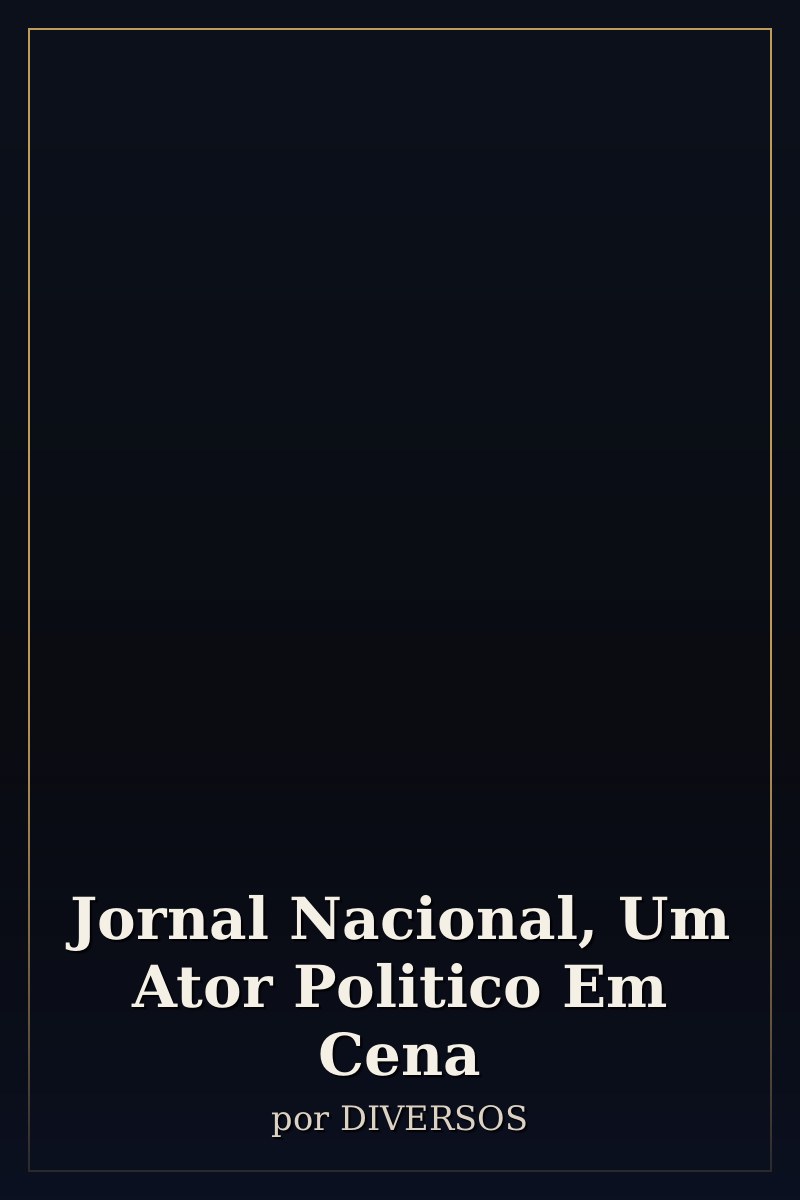 Capa de Jornal Nacional, Um Ator Politico Em Cena