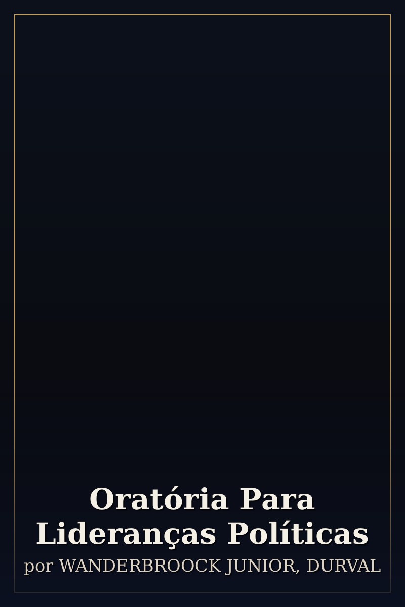 Capa de Oratória Para Lideranças Políticas