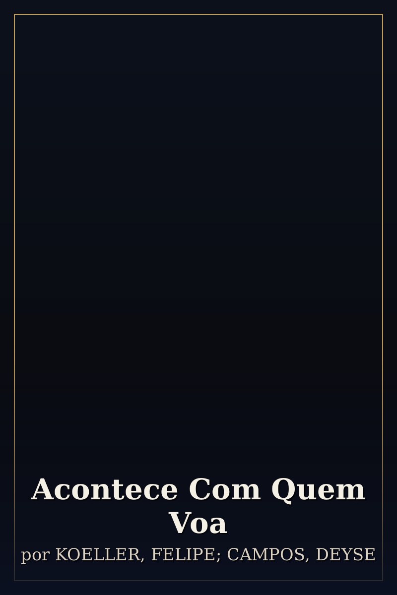 Capa de Acontece Com Quem Voa