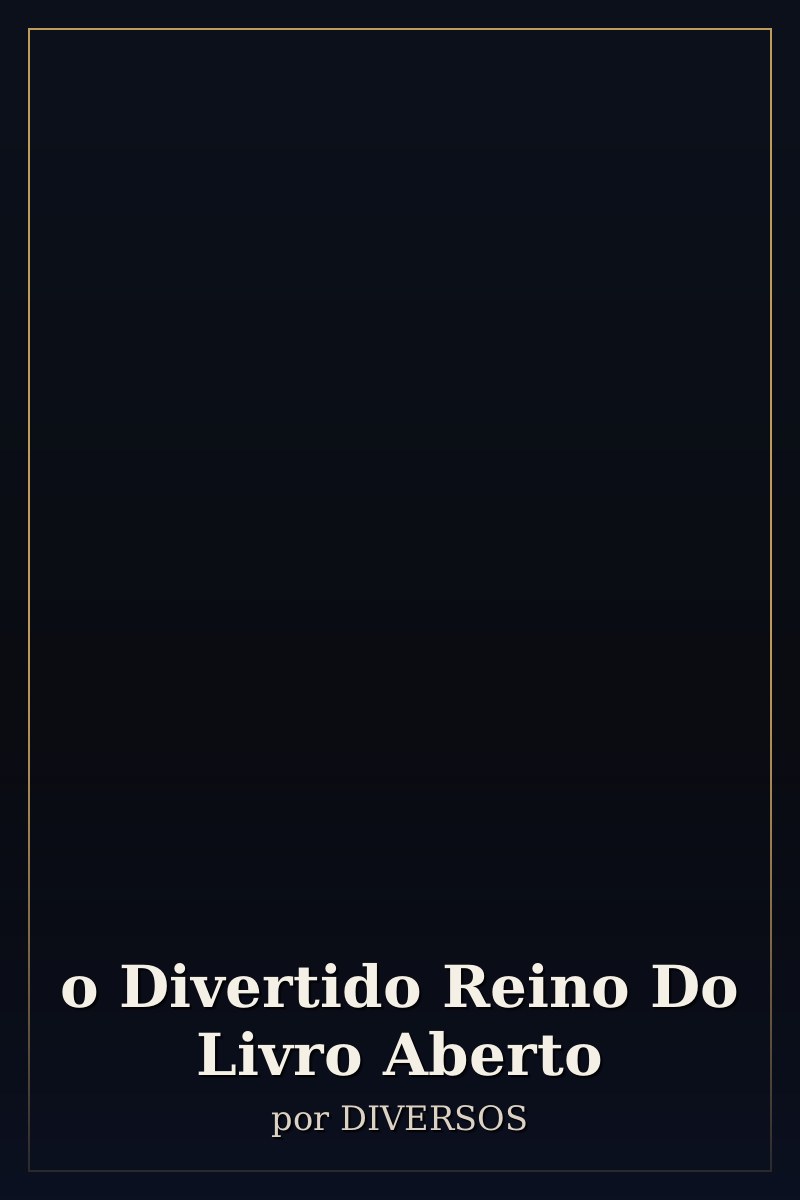 Capa de o Divertido Reino Do Livro Aberto