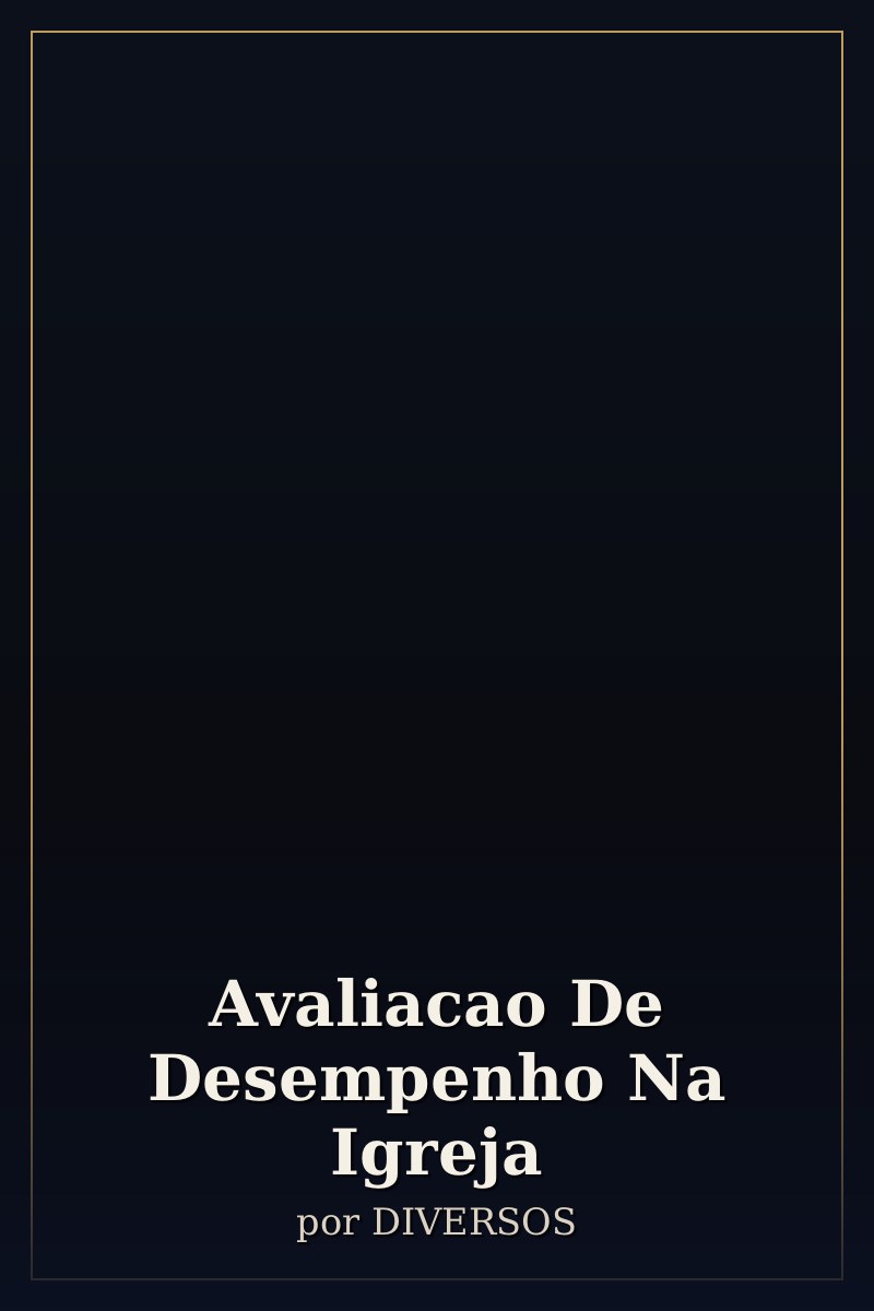 Capa de Avaliacao De Desempenho Na Igreja