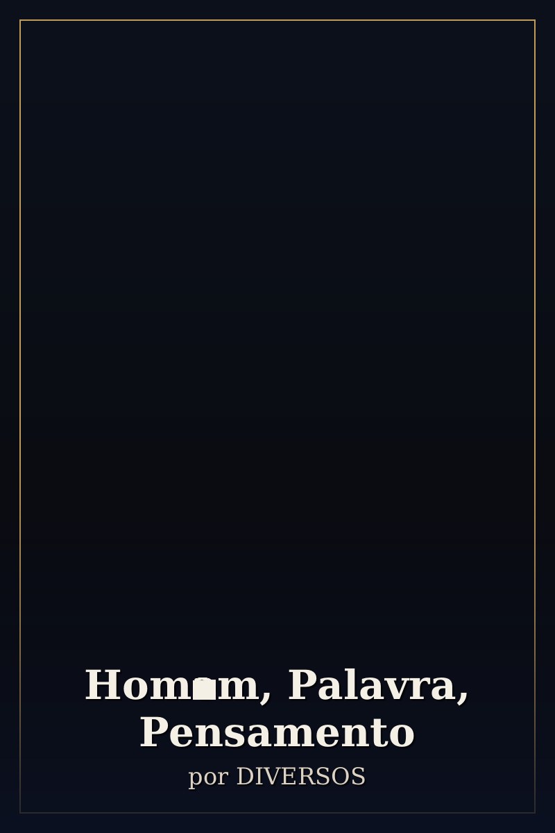 Capa de Homem, Palavra, Pensamento