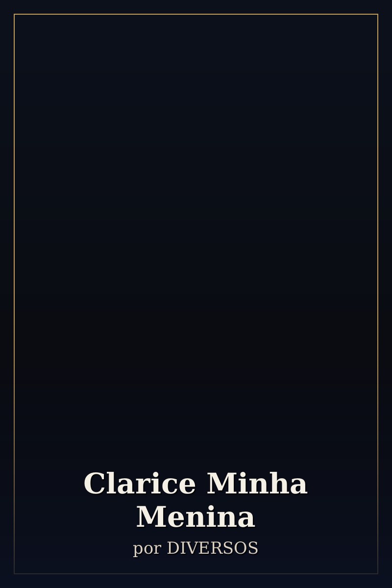 Capa de Clarice  Minha Menina