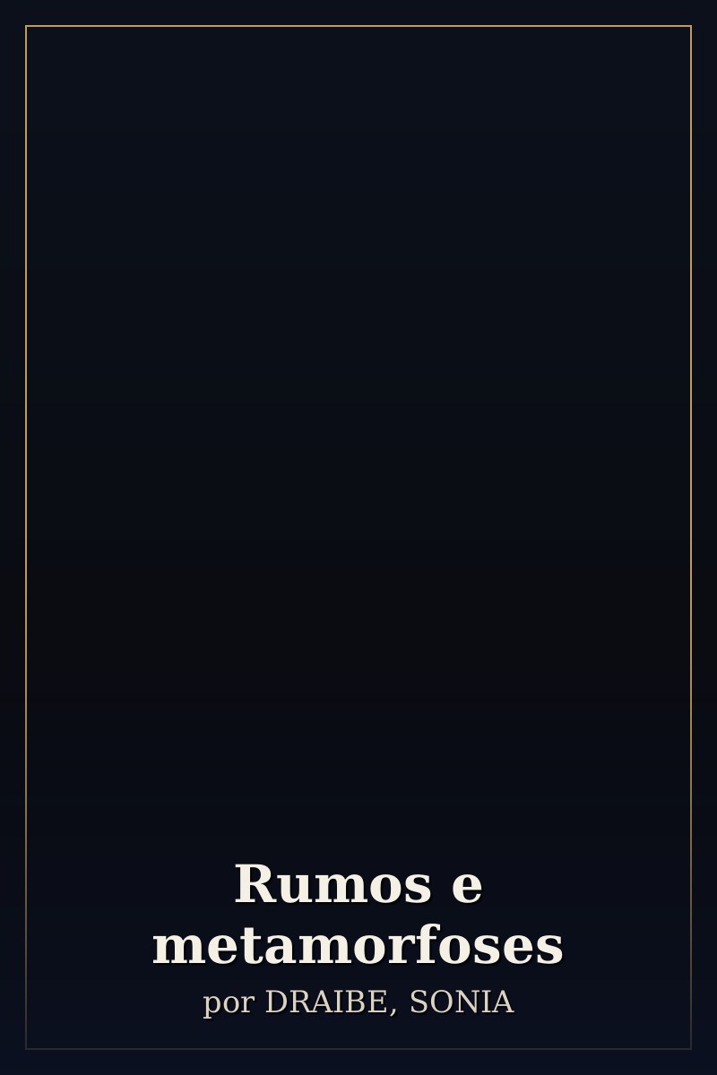 Capa de Rumos e metamorfoses
