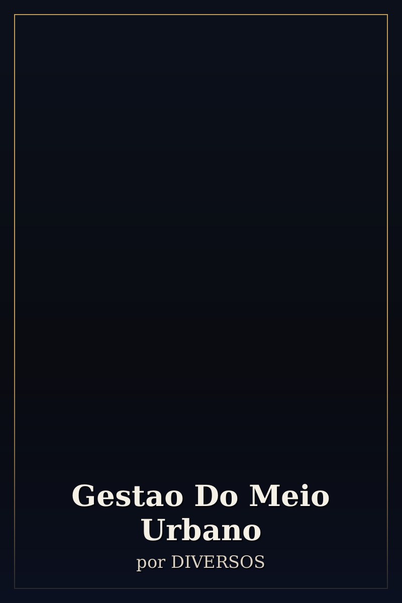 Capa de Gestao Do Meio Urbano