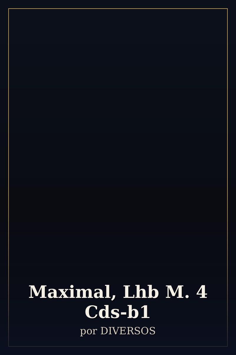 Capa de Maximal, Lhb M. 4 Cds-b1