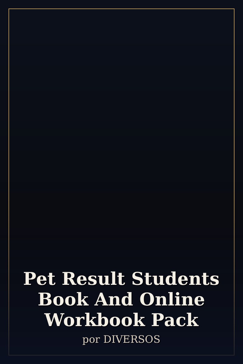Capa de Pet Result Students Book And Online Workbook Pack