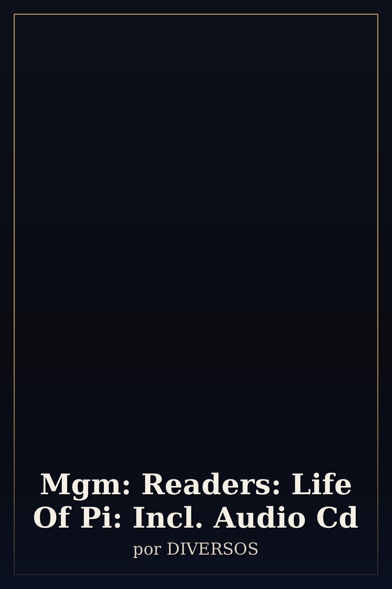 Capa de Mgm: Readers: Life Of Pi: Incl. Audio Cd