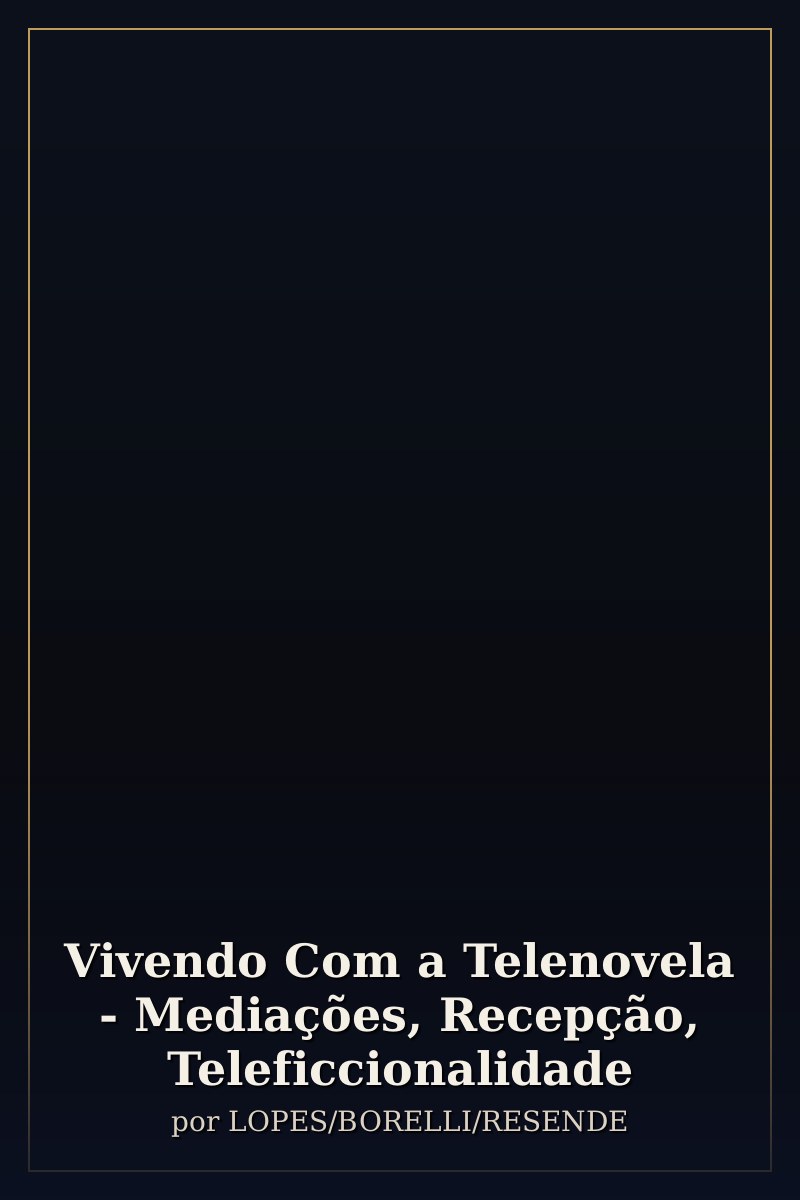 Capa de Vivendo Com a Telenovela - Mediações, Recepção, Teleficcionalidade