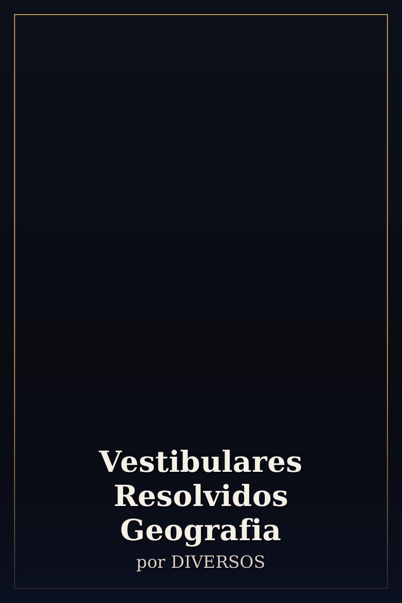 Capa de Vestibulares Resolvidos  Geografia