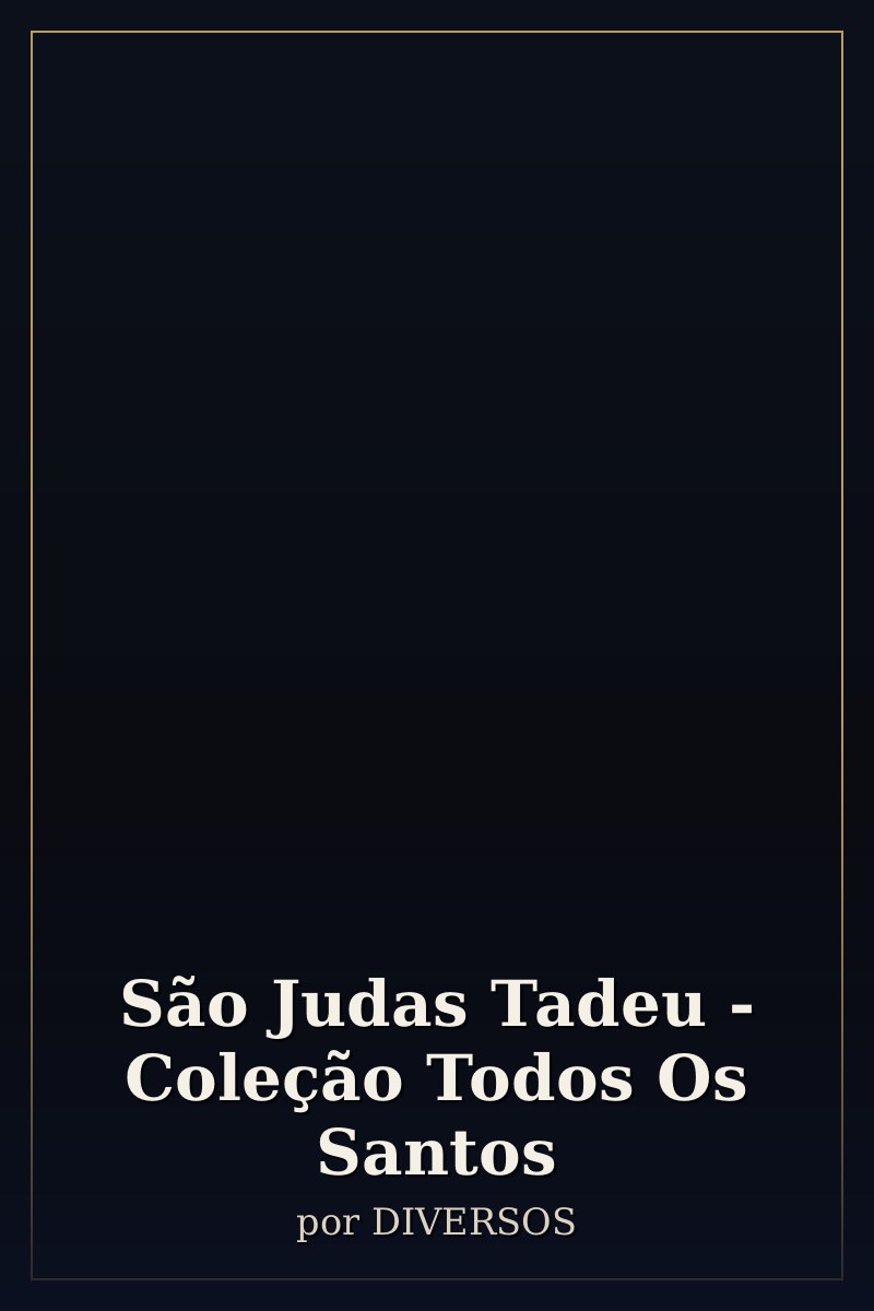 Capa de São Judas Tadeu - Coleção Todos Os Santos