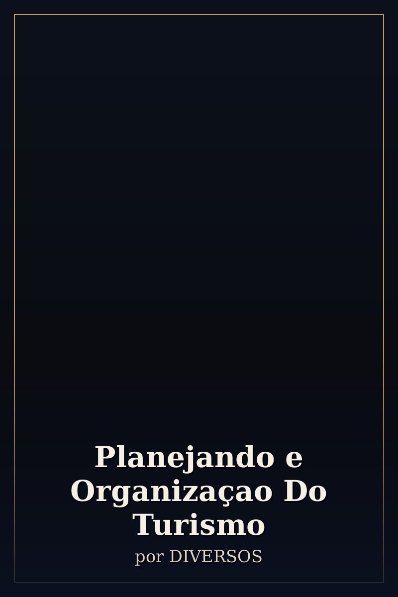Capa de Planejando e Organizaçao Do Turismo