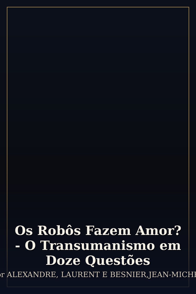 Capa de Os Robôs Fazem Amor? - O Transumanismo em Doze Questões