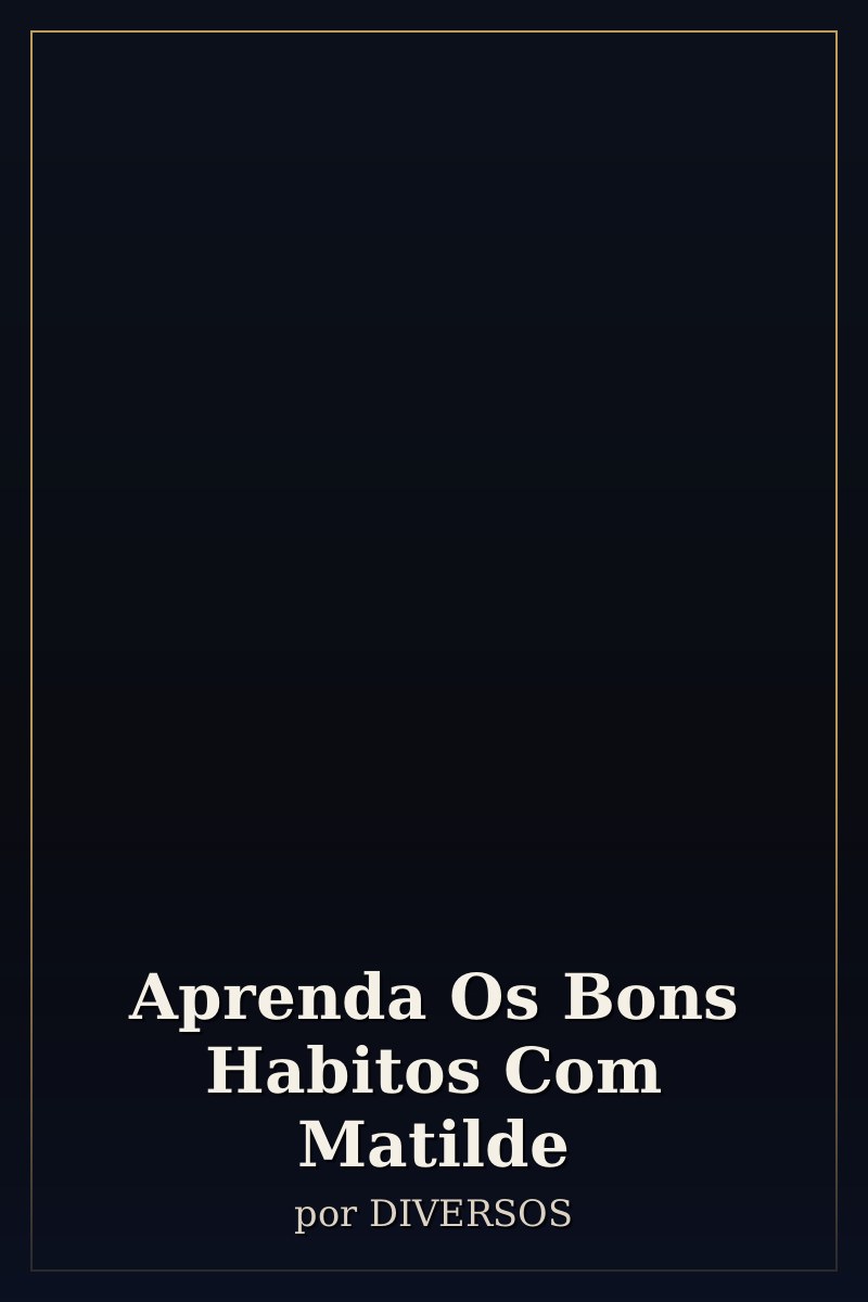 Capa de Aprenda Os Bons Habitos Com Matilde