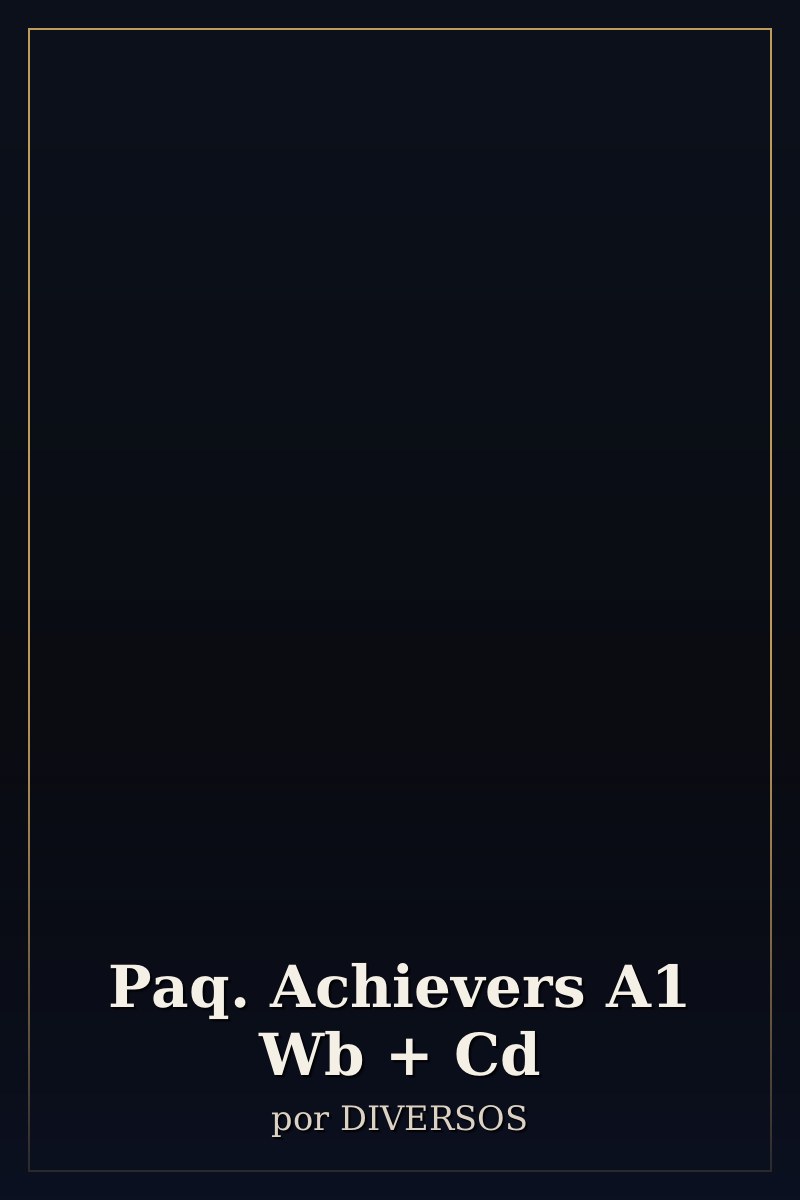 Capa de Paq. Achievers A1 Wb + Cd