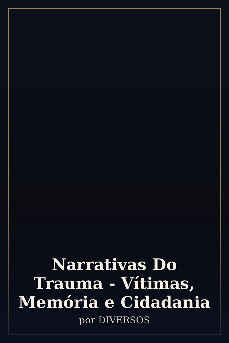 Capa de Narrativas Do Trauma - Vítimas, Memória e Cidadania