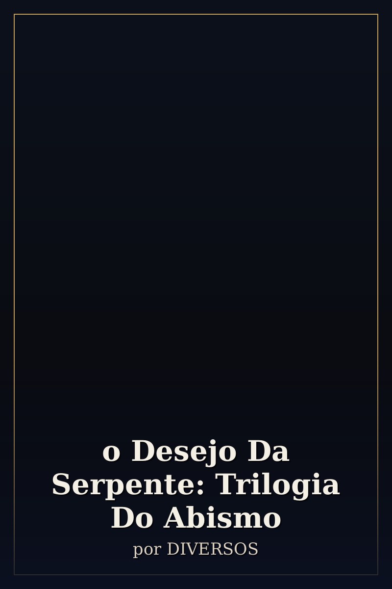 Capa de o Desejo Da Serpente: Trilogia Do Abismo