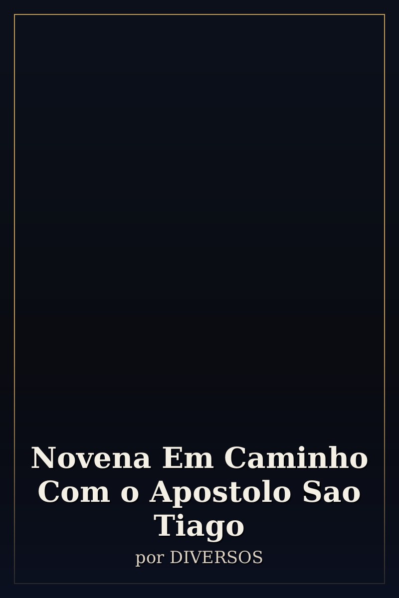 Capa de Novena Em Caminho Com o Apostolo Sao Tiago