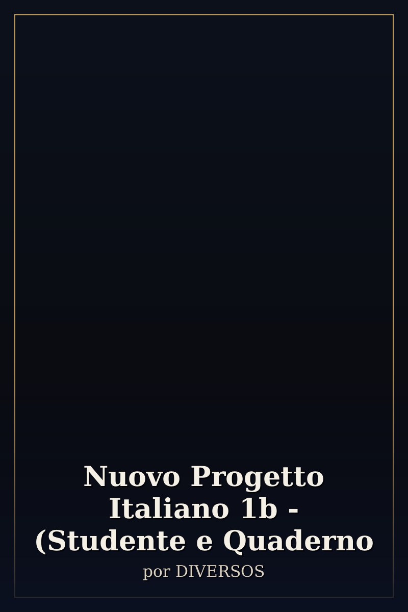 Capa de Nuovo Progetto Italiano 1b - (Studente e Quaderno