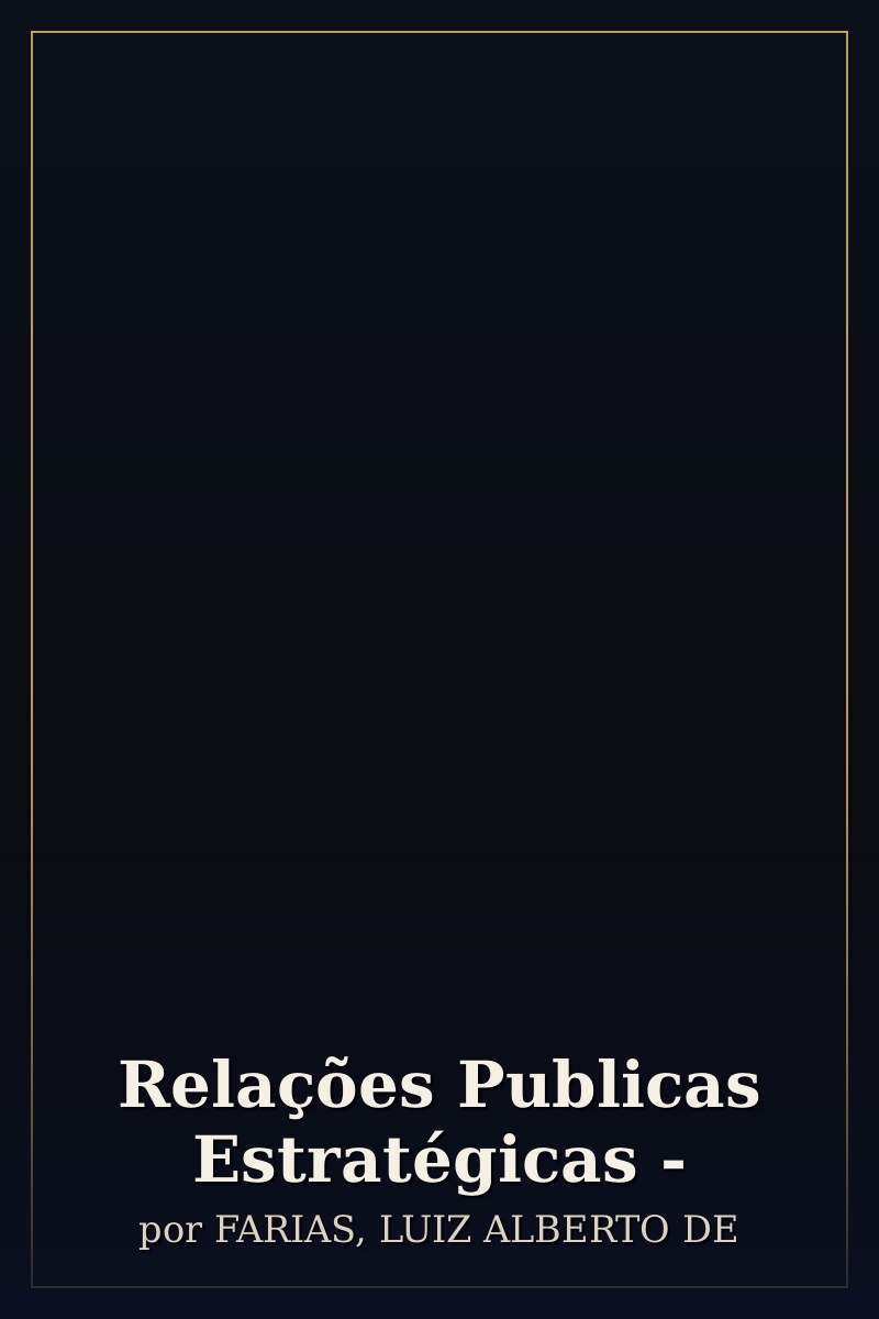 Capa de Relações Publicas Estratégicas -