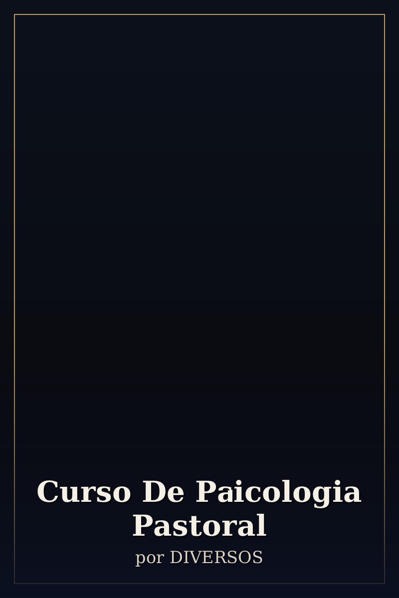 Capa de Curso De Psicologia Pastoral